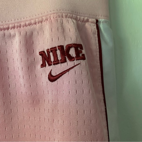Nike Pastel Pink Embroidered Basketball Shorts Medium - Picture 3 of 5